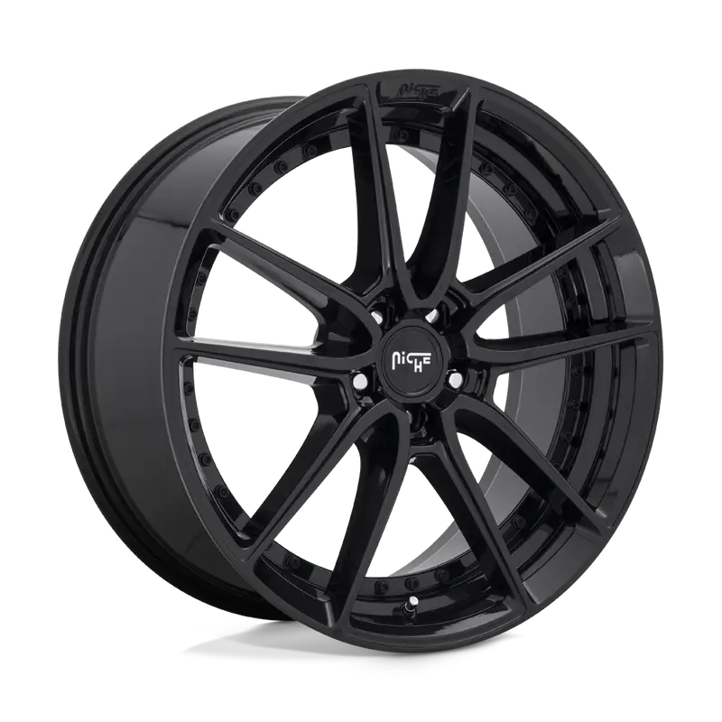 18X8 Gloss Black 30Mm Niche 1Pc Wheel 1