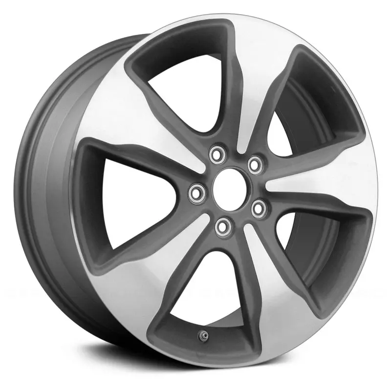18X8 Machined Medium Charcoal Metallic Remanufactured Alloy Wheel For Acura Mdx 2014–2016 | Oem Replacement Rim | Fits 5X120 Bolt Pattern 1