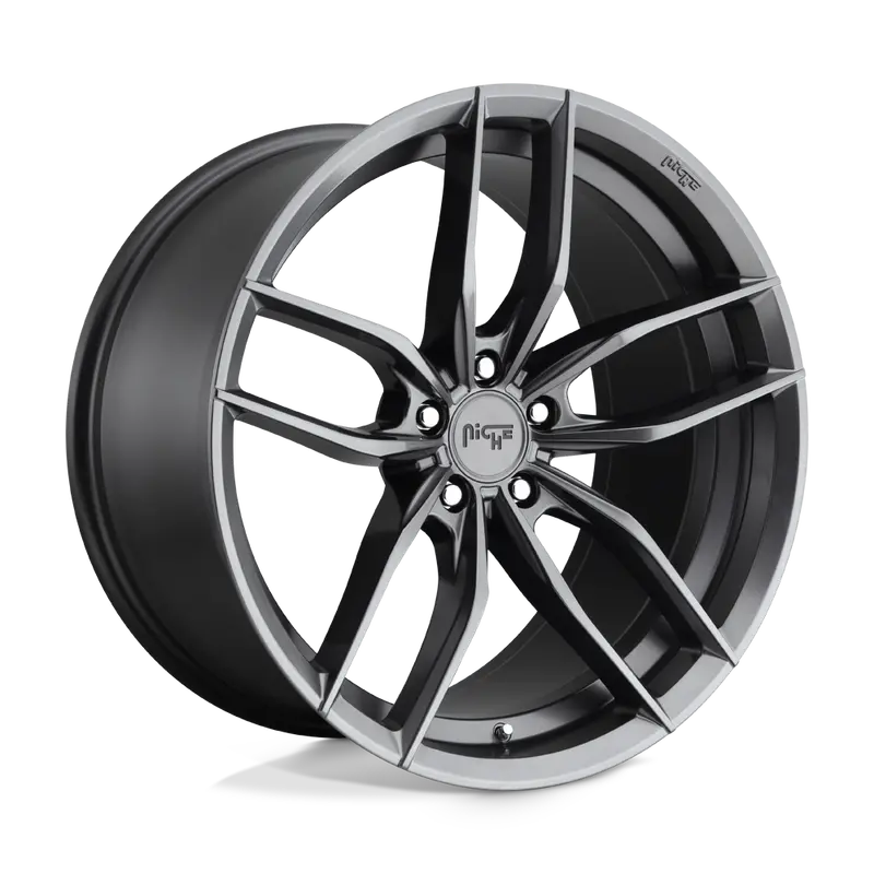 18X8 Matte Anthracite 40Mm Niche 1Pc Wheel 1