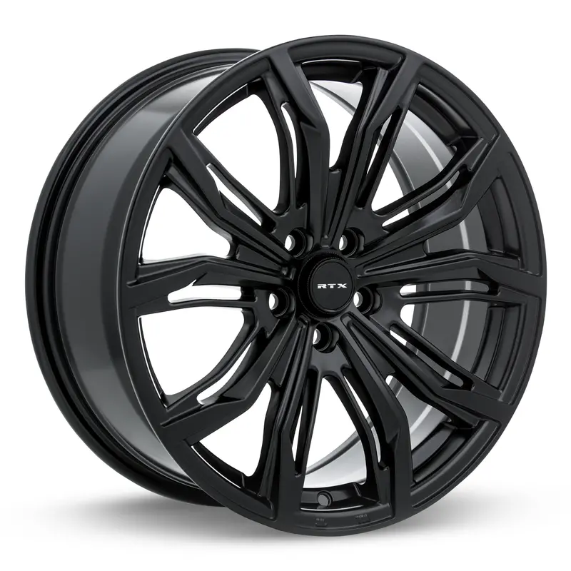 20X9 Alloy Wheel - Rtx Black Widow 082411 Satin Black , With 5X120 Bolt Pattern , 35.0 Offset , 74.1 Hubbore Acura Mdx 2023-2024 1