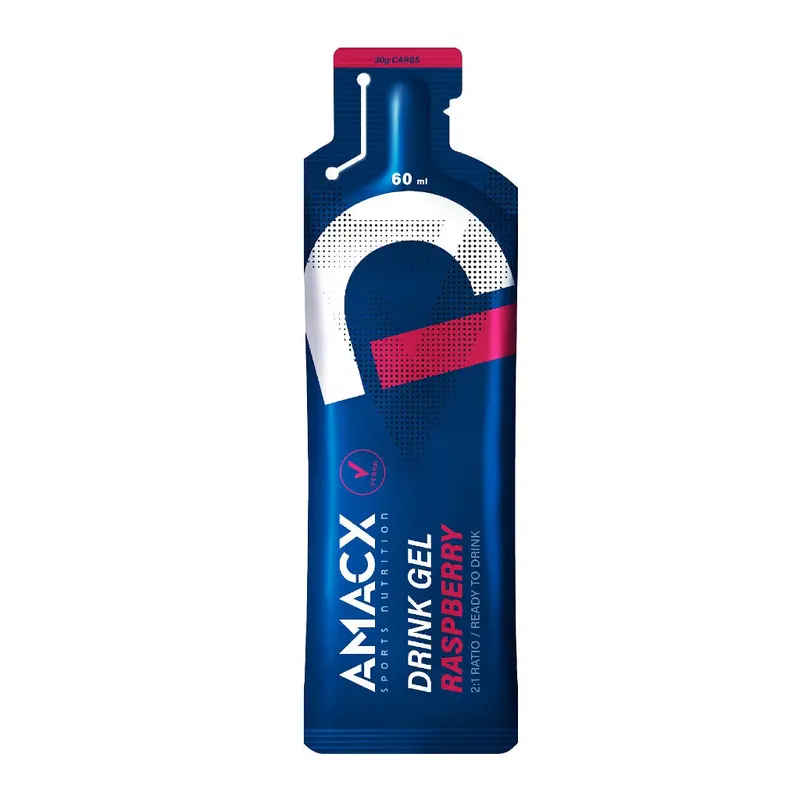 Amacx Sports Nutrition Drink Gel Raspberry (12 Pack) 1