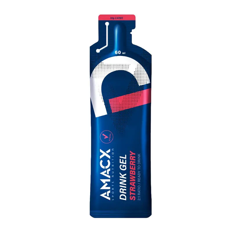 Amacx Sports Nutrition Drink Gel Strawberry (12 Pack) 1