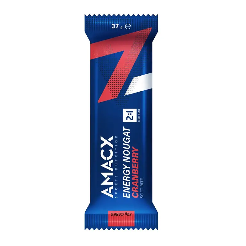 Amacx Sports Nutrition Energy Nougat Cranberry (12 Pack) 1