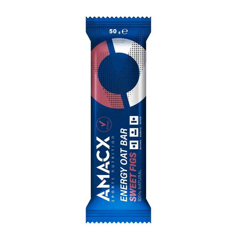 Amacx Sports Nutrition Energy Oat Bar Sweet Figs (12 Pack) 1