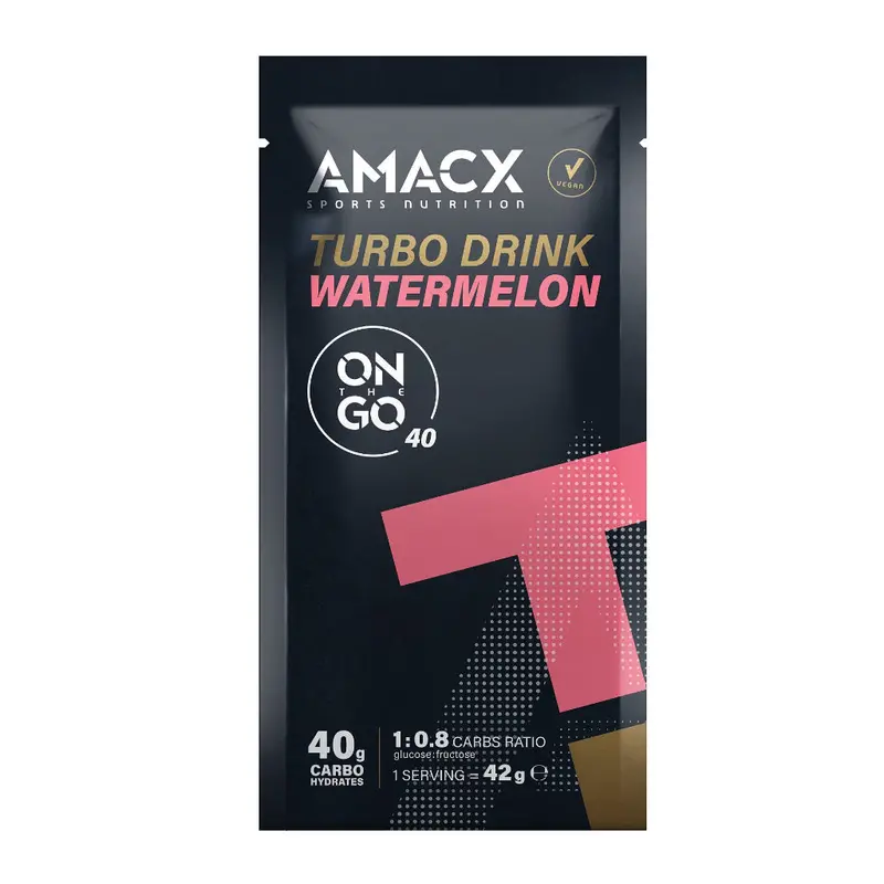 Amacx Sports Nutrition Turbo Drink On The Go Watermelon (12 Pack) 1