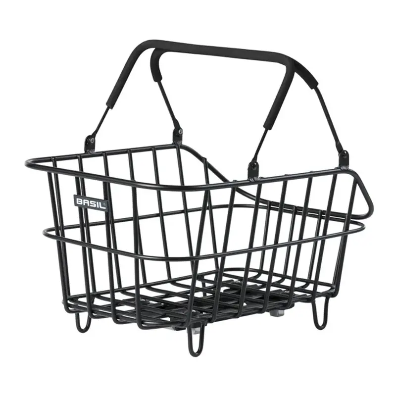 Basil Cento Alu Mik - Bicycle Basket - Rear 1