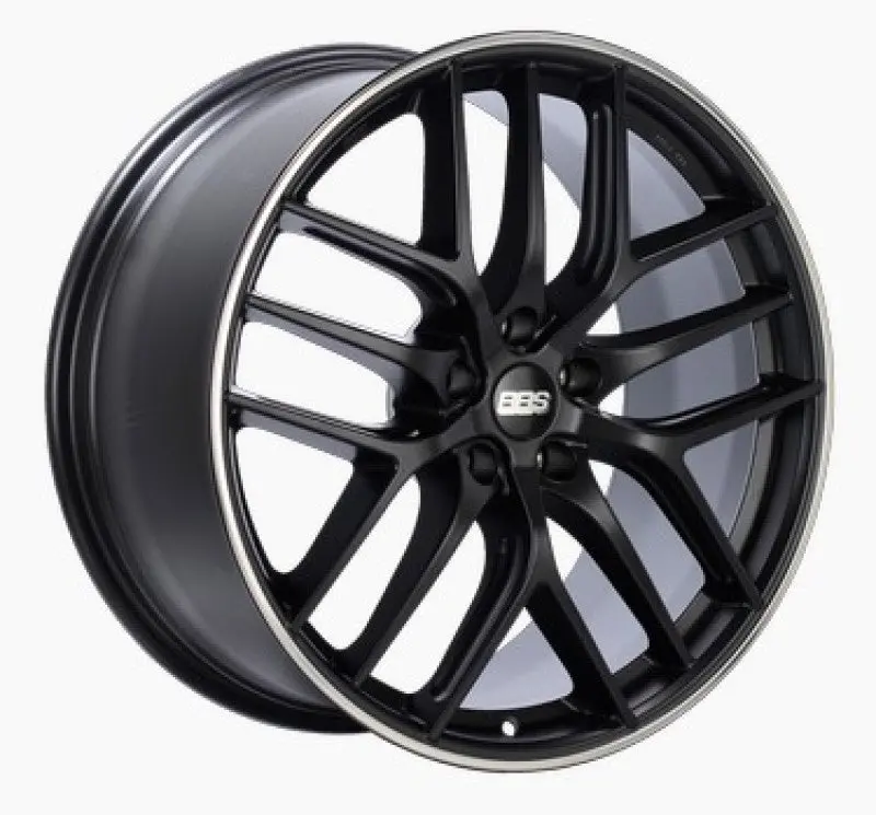 Bbs Cc-R 19X9 5X120 Et26 Satin Black Polished Rim Protector Wheel -82Mm Pfs/Clip Required 1
