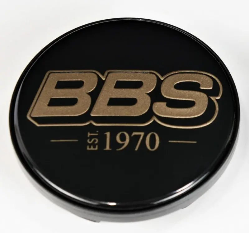 Bbs Center Cap 70.6Mm Black/Gold Est. 1970 Anniversary W/Bbs Logo (5-Tab) 1