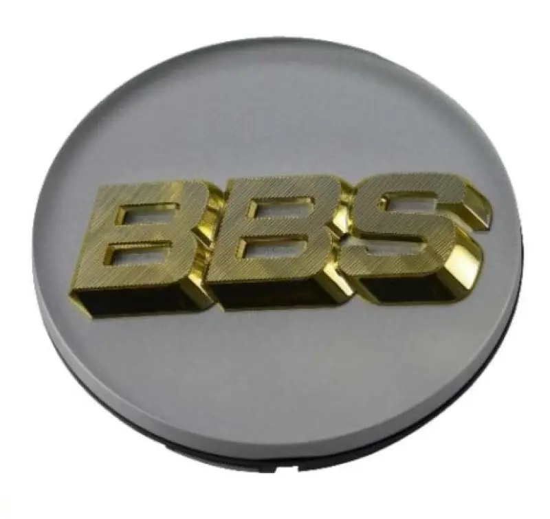 Bbs Center Cap 70.6Mm White/Gold (4-Tab) (56.24.120) 1
