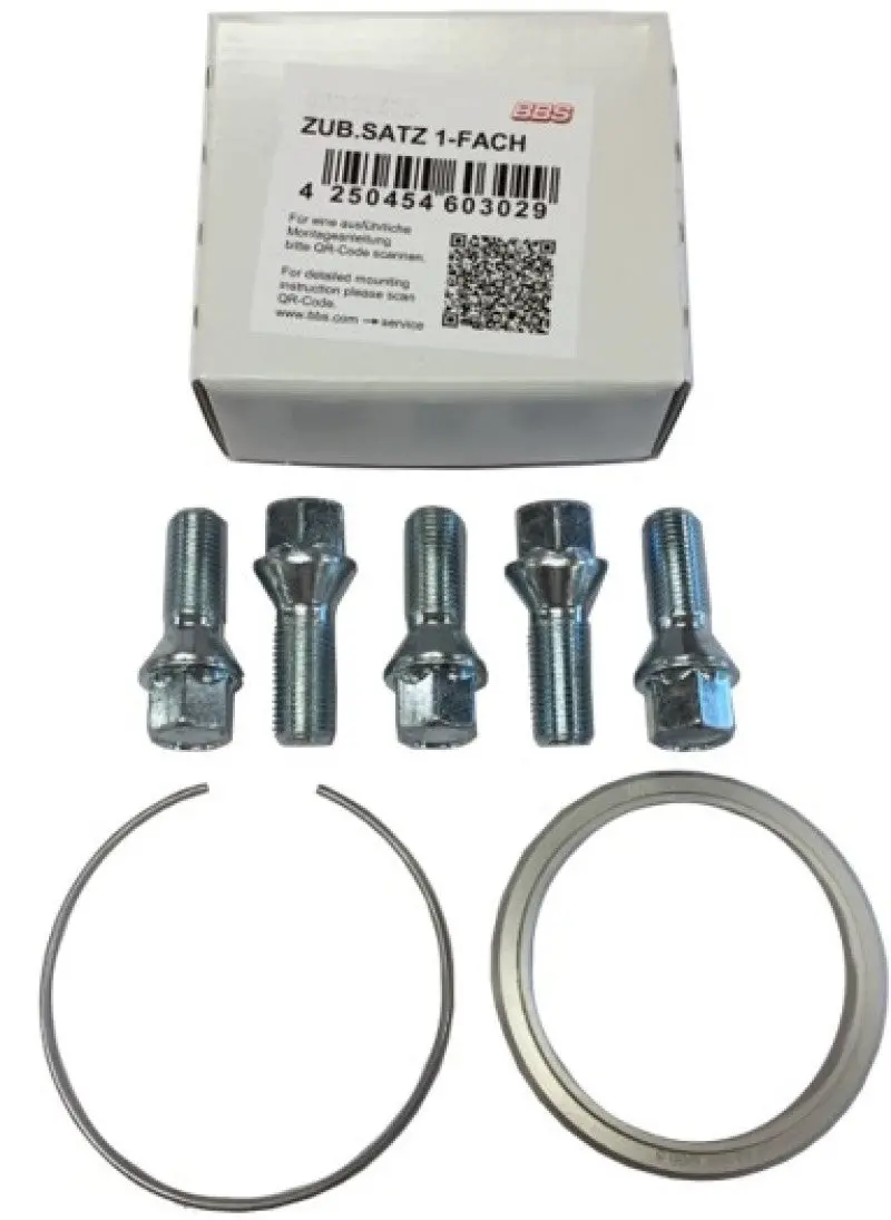 Bbs Pfs Kit - Saab 9-3 - 9-5 - Includes 70Mm Od - 65Mm Id Ring / 70Mm Clip / Lug Bolts 1