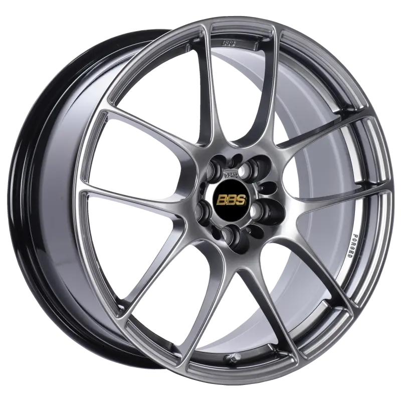 Bbs Rf 18X8 5X120 Et48 Diamond Black Wheel -82Mm Pfs/Clip Required 1
