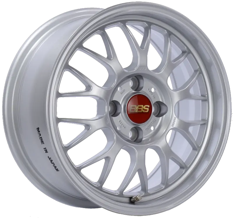 Bbs Rg-F 15X7 4X100 Et33 Sport Silver Wheel -70Mm Pfs/Clip Required 1