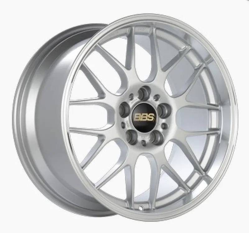 Bbs Rg-R 19X8.5 5X114.3 Et18 Sport Silver Polished Lip Wheel -82Mm Pfs/Clip Required 1