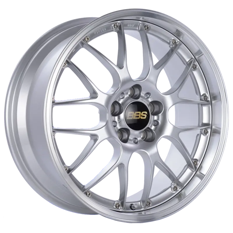 Bbs Rs-Gt 19X9.5 5X112 Et38 Diamond Silver Center Diamond Cut Lip Wheel -82Mm Pfs/Clip Required 1
