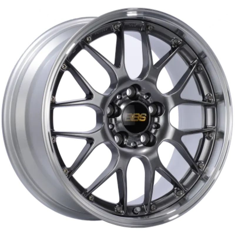Bbs Rs-Gt 20X10 5X112 Et22 Diamond Black / Diamond Cut Lip Wheel Pfs/Clip Required 1