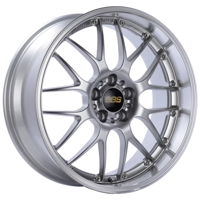 Bbs Rs-Gt 20X8.5 5X120 Et15 Diamond Silver Center Diamond Cut Lip Wheel -82Mm Pfs/Clip Required 1
