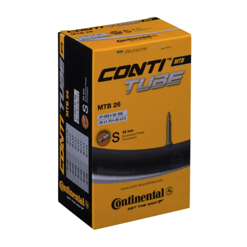 Continental Presta Valve 26" Tube 1