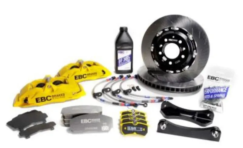 Ebc 06-15 Mazda Miata Mx5 (Nc) Yellow Apollo-4 Calipers 330Mm Rotors Front Big Brake Kit 1