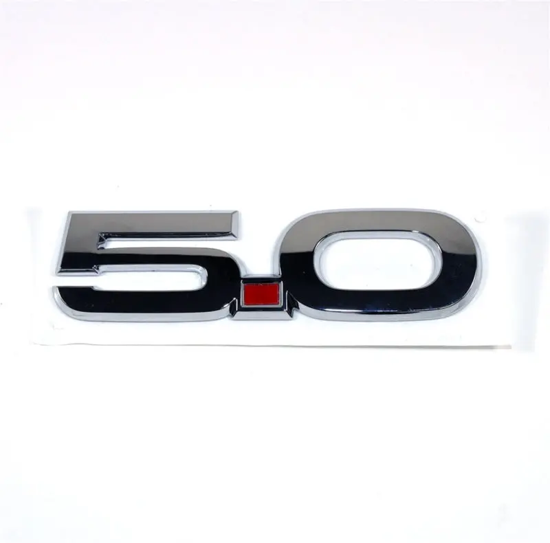 Ford Racing 15-17 Ford Mustang 5.0L Fender Emblem Chrome 1