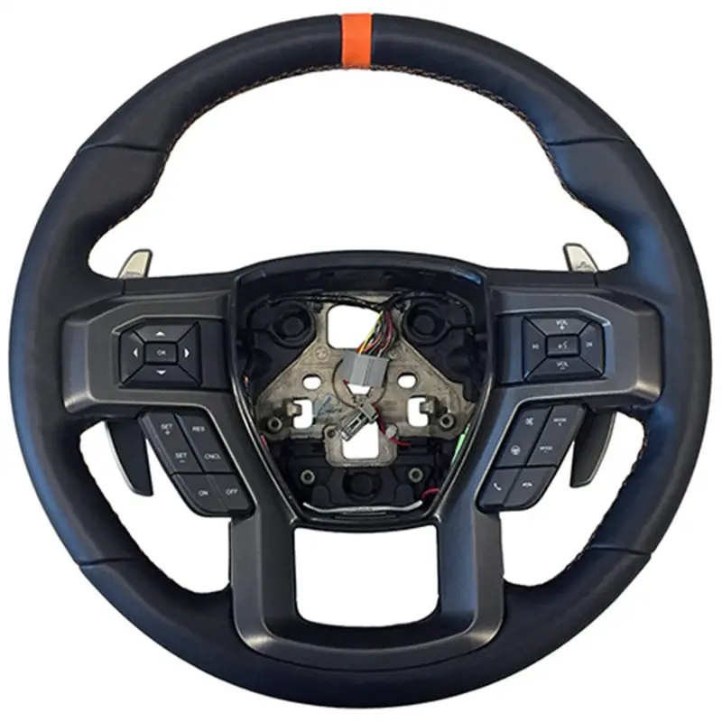 Ford Racing 2015-2017 F-150 Raptor Performance Steering Wheel Kit - Orange Sightline 1