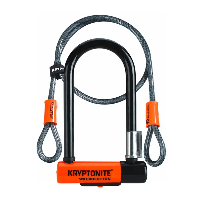 Kryptonite Evolution Mini-7 U-Lock With 4' Flex Cable 1