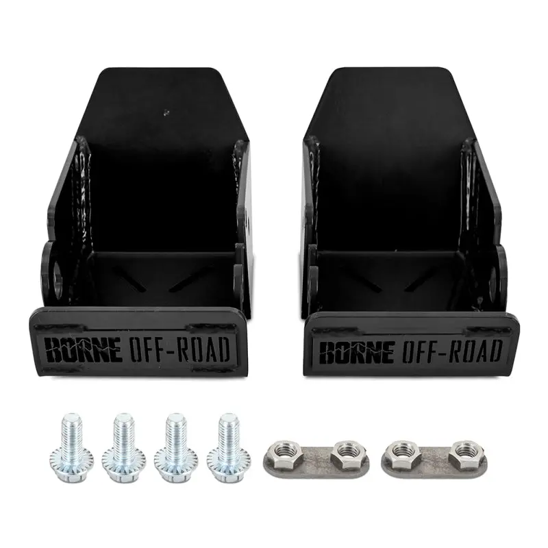 Mishimoto 2021+ Ford Bronco Skid Plate Rear Shock Pair Black 1