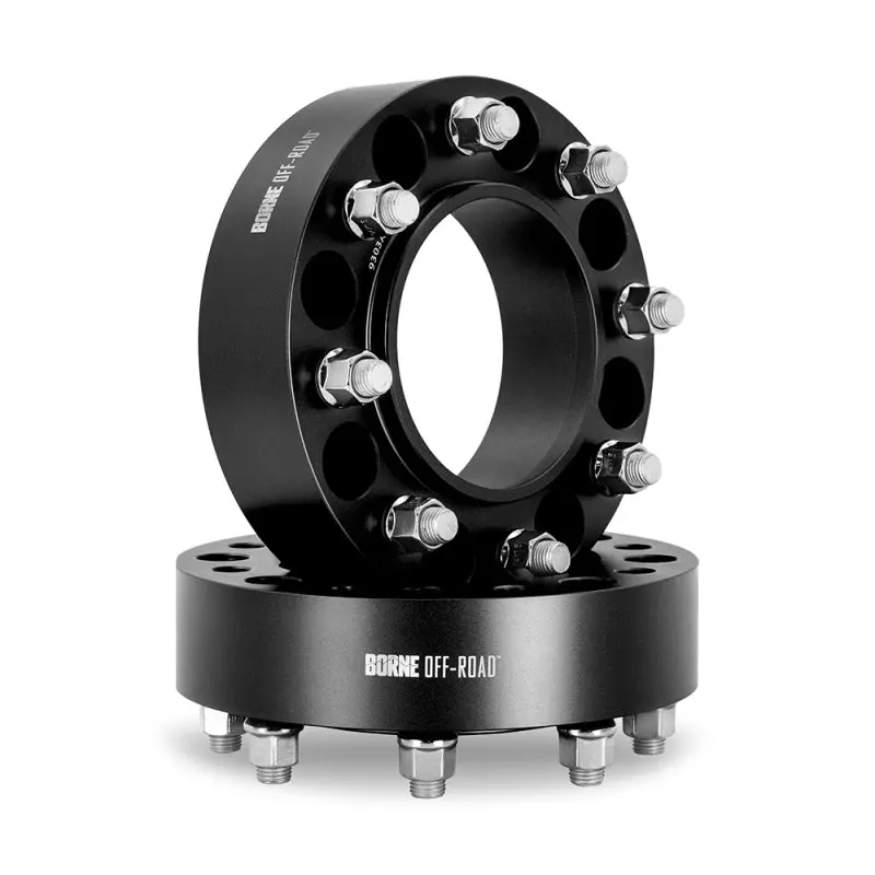 Mishimoto Borne Off-Road Wheel Spacers - 6X139.7 - 78.1 - 50Mm - M14x1.5 - Black 1