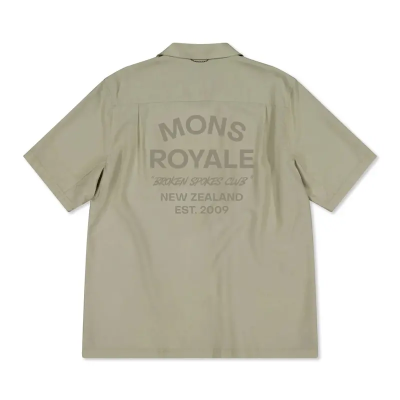 Mons Royale Mens Breezer Merino Short Sleeve Shirt 1