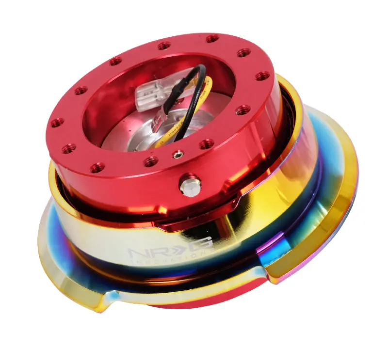 Nrg Quick Release Gen 2.8 - Red Body / Neochrome Ring 1