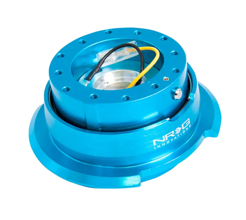 Nrg Quick Release Kit Gen 2.8 - New Blue Body / Titanium Chrome Ring 1