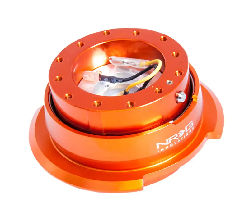 Nrg Quick Release Kit Gen 2.8 - Orange Body / Titanium Chrome Ring 1