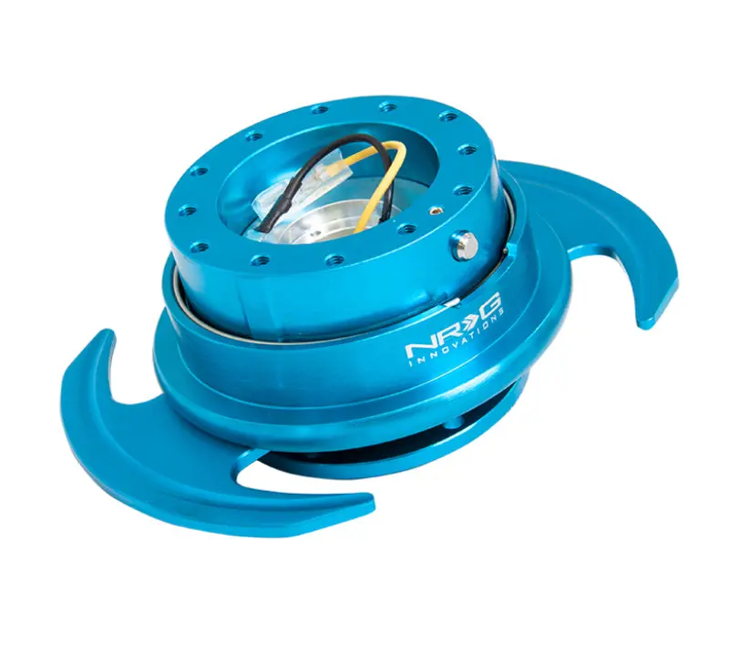 Nrg Quick Release Kit Gen 3.0 - New Blue Body / New Blue Ring W/Handles 1