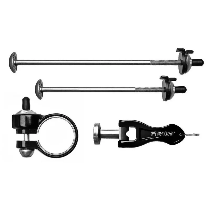 Pinhead Quick-Release 3-Pack: Locks For Wheels And Seatpost 1