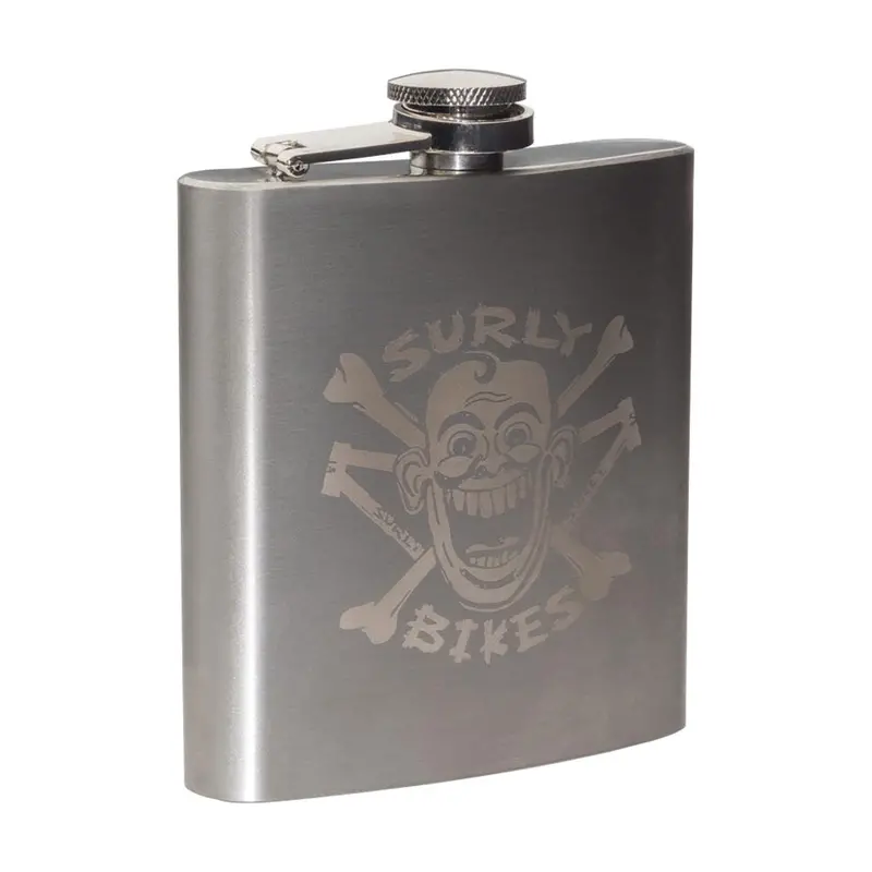 Surly 6Oz Stainless Steel Hip Flask 1