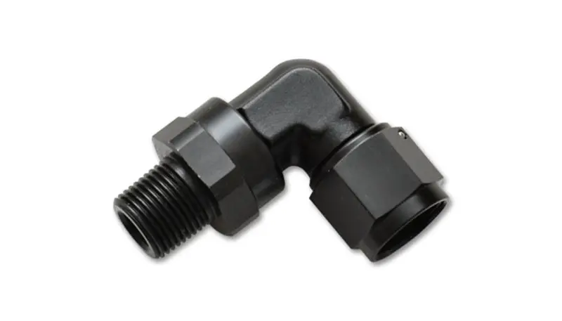 Vibrant -10An To 3/8In Npt Female Swivel 90 Degree Adapter Fitting 1