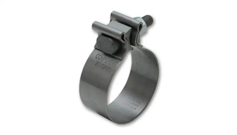 Vibrant Ss Accuseal Exhaust Seal Clamp For 3.5In Od Tubing (1In Wide Band) 1