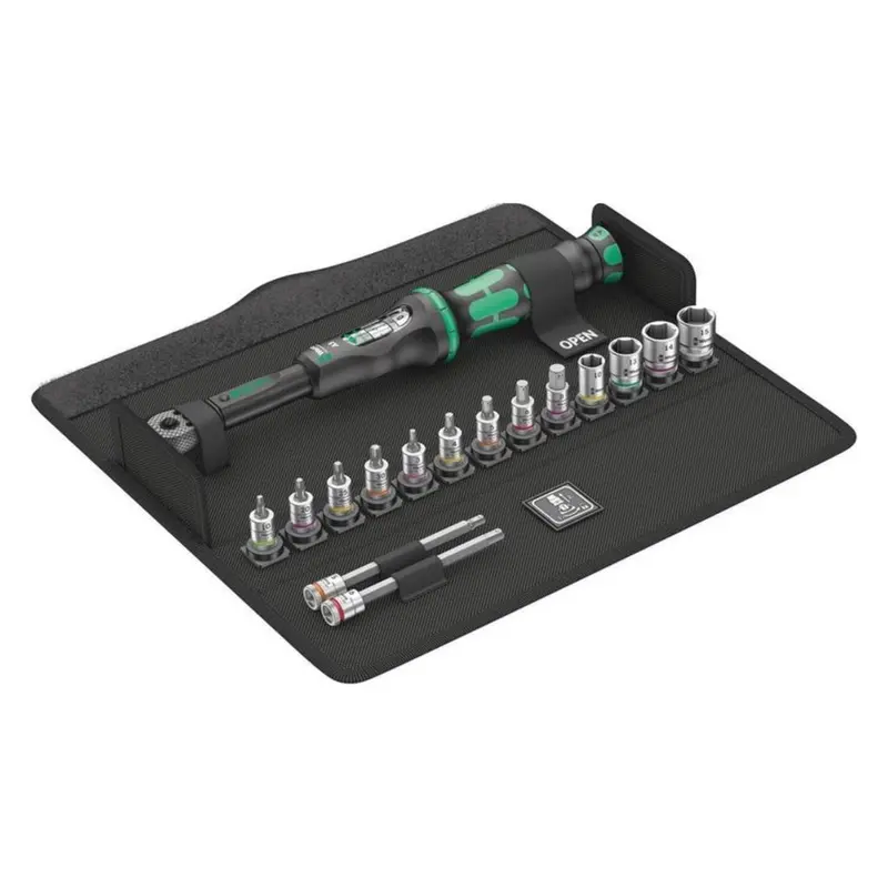 Wera Tools 1/4" Drive Bicycle Set Torque 1 (16 Pieces) 2.5-25Nm 1