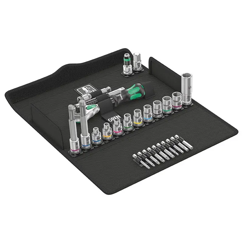 Wera Tools Bicycle Set 7 - Zyklop 3/8'' Drive Speed Ratchet (26 Pieces) 1