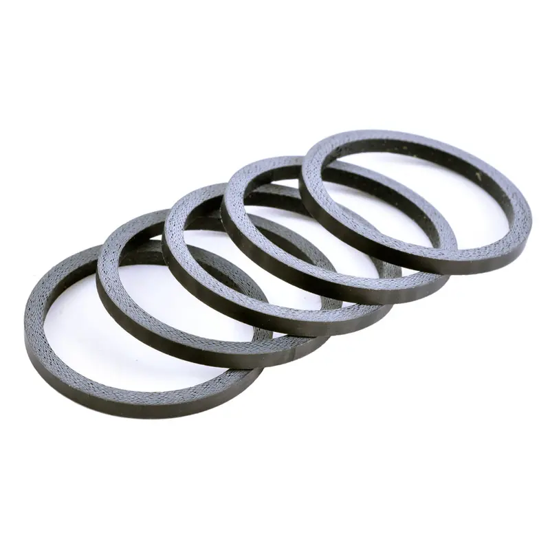 Wheels Manufacturing 1-1/8'' Matte Carbon Headset Spacer 1