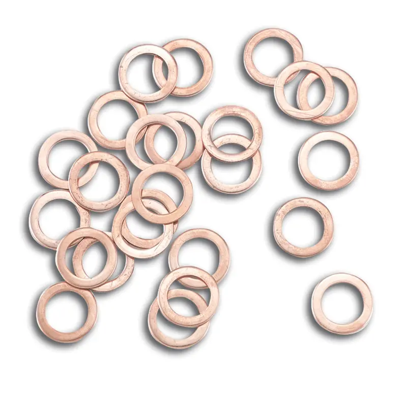 Accel 1002M Spark Plug Indexing Washers – Copper Motorcycle Plug Alignment Set (30-Pack) 1