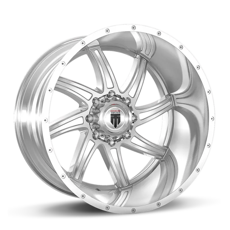 American Truxx At161-2278Bm-44 Forged Alloy Wheel — 20X12", Black/Machined Face, 8X180Mm Bolt Pattern 1
