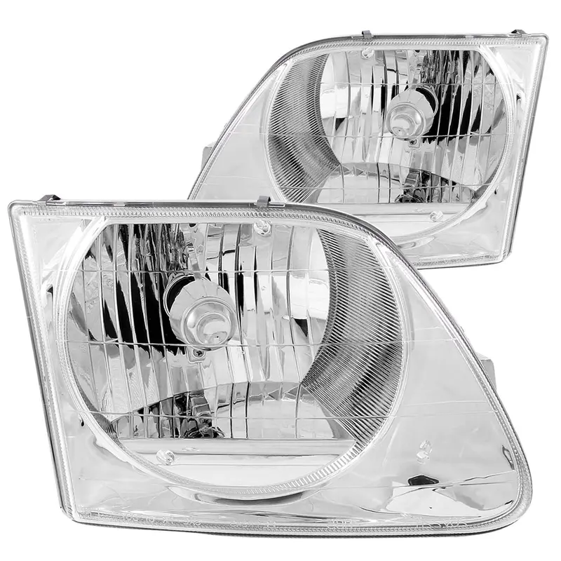 Anzo Usa Crystal Headlight Assembly – Clear Lens, Chrome Housing, Sold As Pair 1