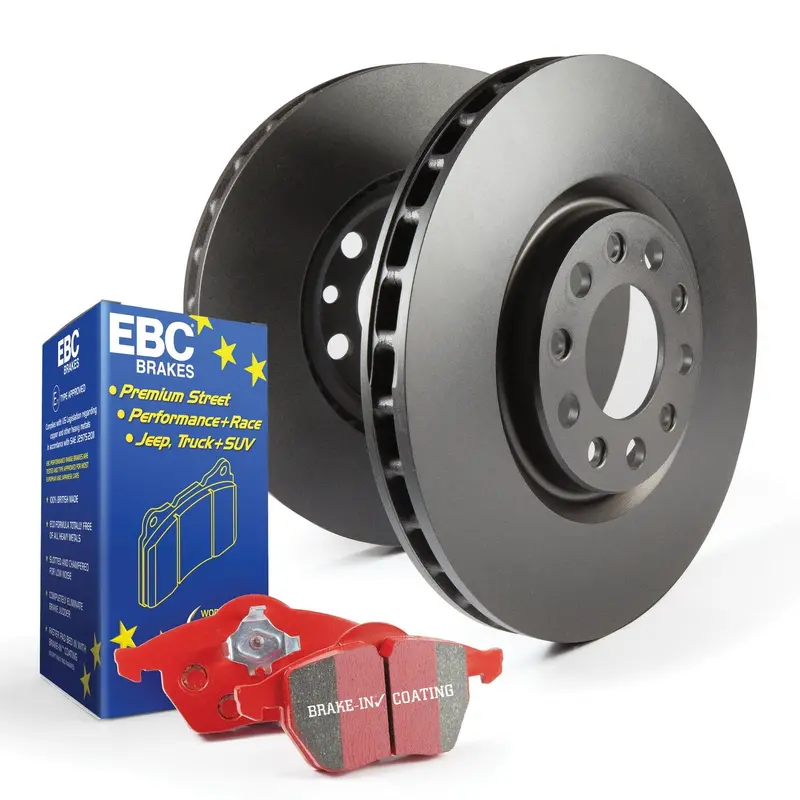 Ebc S12 Redstuff Brake Kit – Premium Pads & Rk Slotted Rotors For Enhanced Stopping Power (S12Kf1751) 1