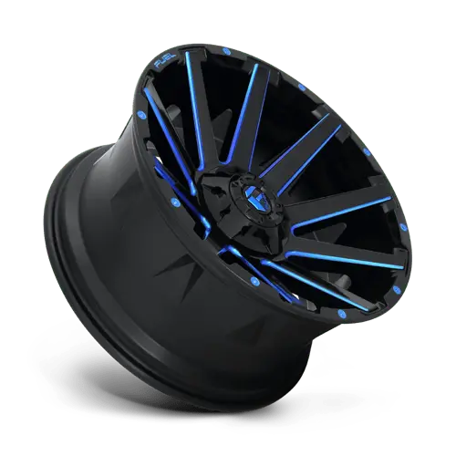 Fuel D644 20X9 Inch Wheel – 6X135 Bolt Pattern, Gloss Black With Brushed Tint Center, 20Mm Offset 1
