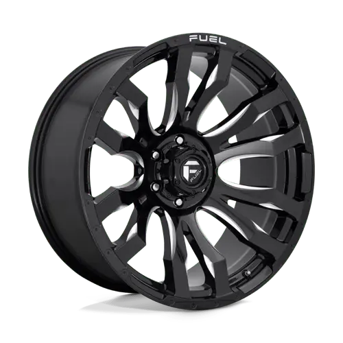Fuel D673 22X12 Inch Off-Road Wheel – 5X5.0 Bolt Pattern, Gloss Black/Milled Finish, -44Mm Offset 1