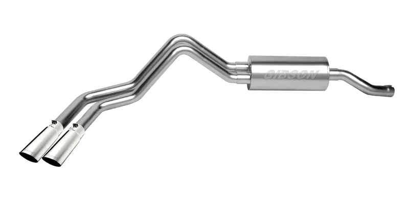 Gibson Performance Cat-Back Dual Exhaust System – Stainless Steel, Sport-Tuned Sound 1