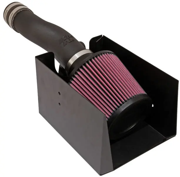 K&N 63-1127 Cold Air Intake System – Performance Air Filter And Heat Shield Kit 1
