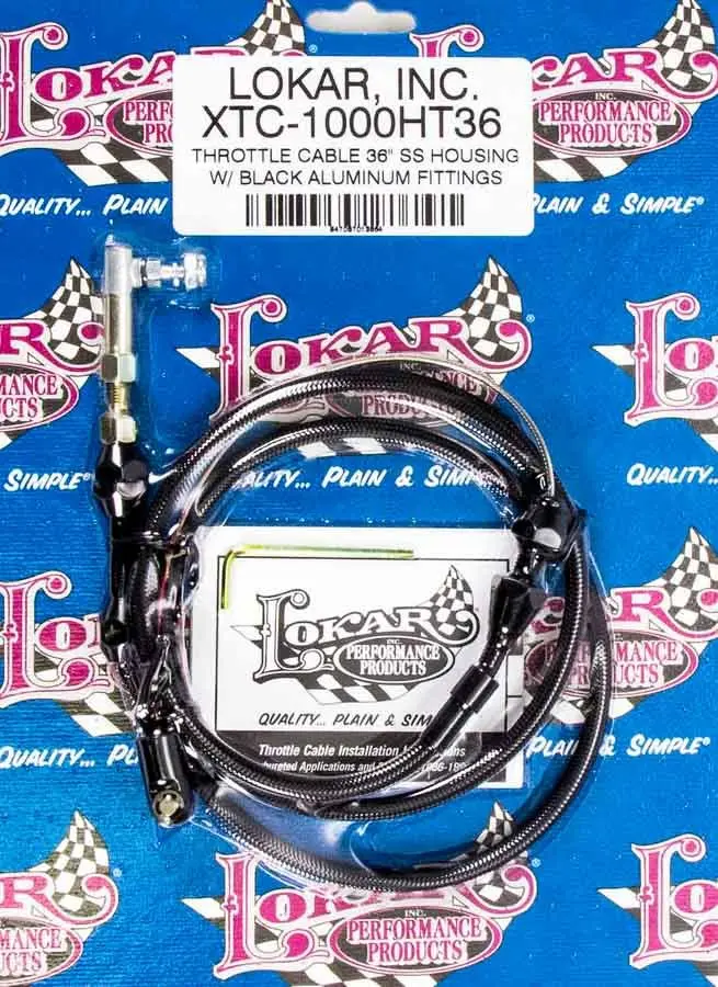Lokar Xtc-1000Ht36 Black 36-Inch High-Temperature Throttle Cable 1