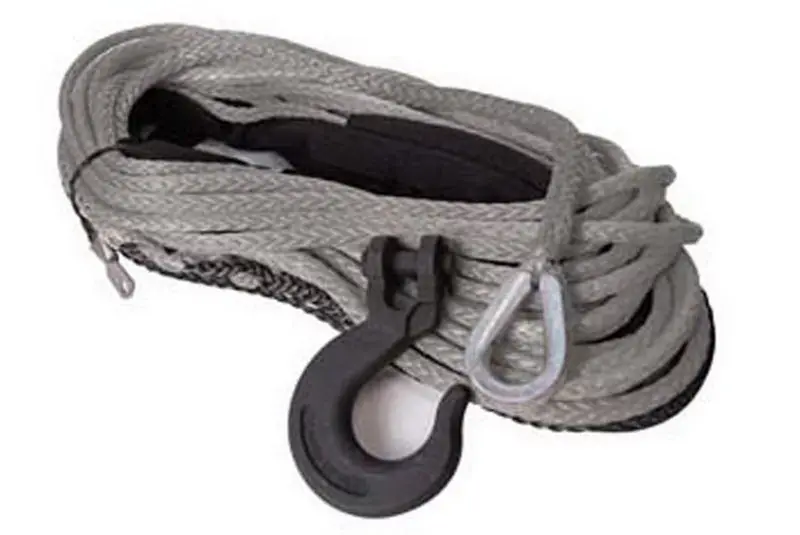Mile Marker Synthetic Winch Rope – 1/4-Inch X 50-Foot, 7,740-Lb Break Strength (19-52014-50) 1