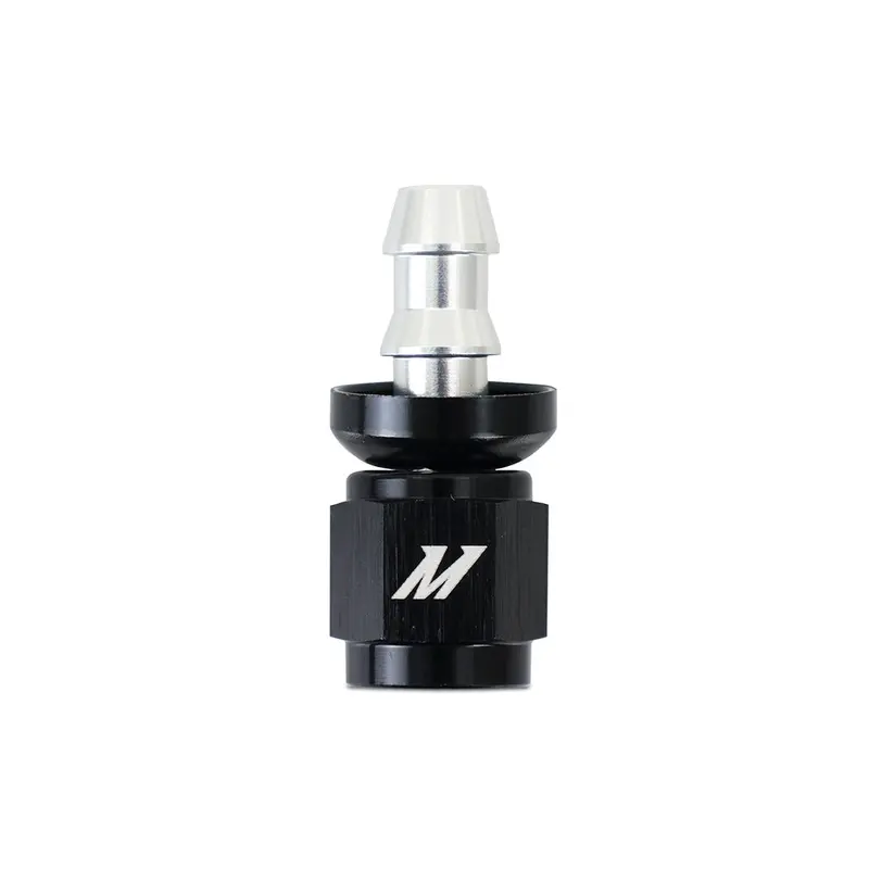 Mishimoto Mmft-Pl-4S Push-Lock Straight Fitting – -4An Size, Reusable Silicone-Lined Connection 1